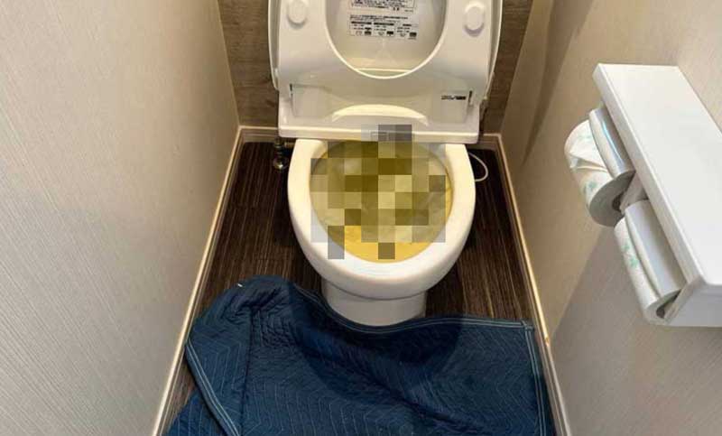 福岡市城南区でのトイレの詰まりの修理でお伺いしました。